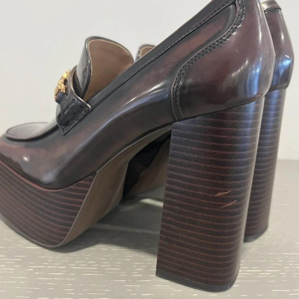 Sam Edelman Rowe Platform Loafer in Chestnut Womens Size 7.5 NWOT - Picture 7 of 7